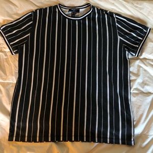 Forever 21 black/white striped tee